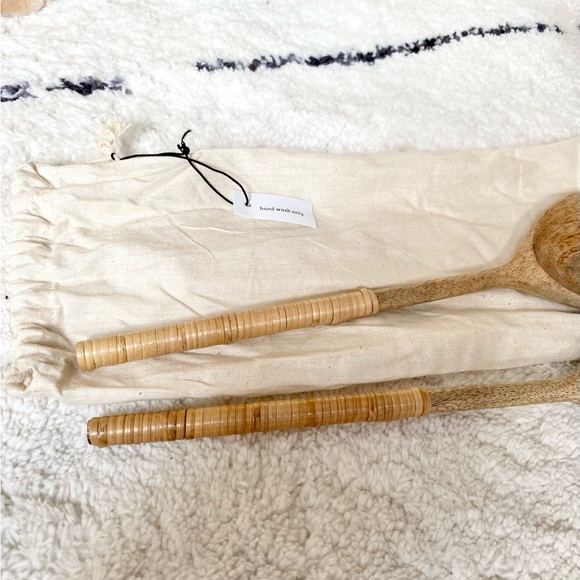 Wooden Salad Servers - Picture 4 of 5